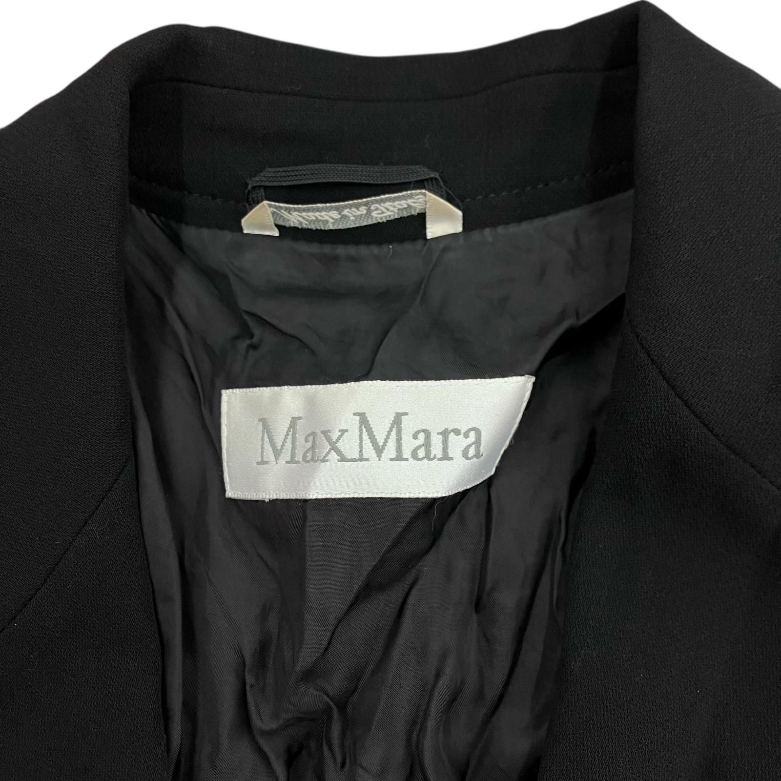 186004 MaxMara マックスマーラ テーラードジャケット M ブラック