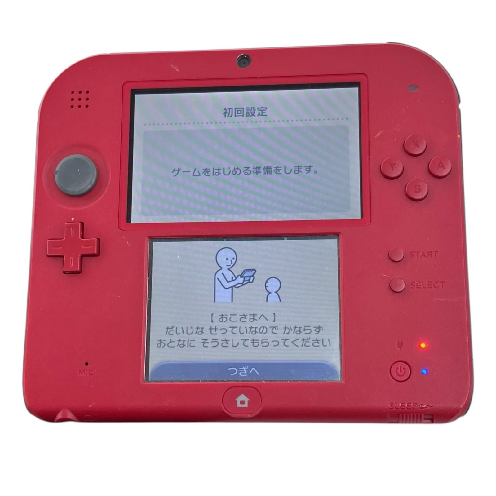 186000 現状品 ニンテンドー2DS FTR-001 レッド 【公式通販】