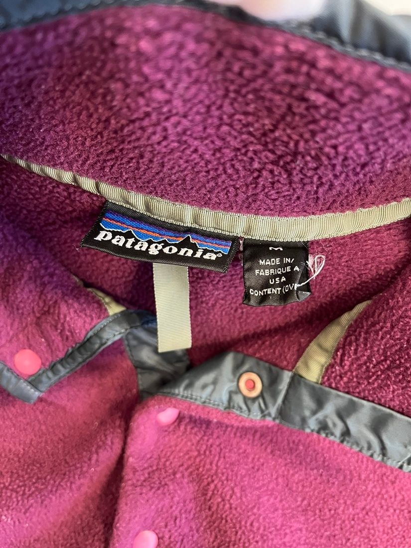 90s パタゴニア パタゴニア PATAGONIA 90s 90's USA製 シンチラスナップT フリースプル