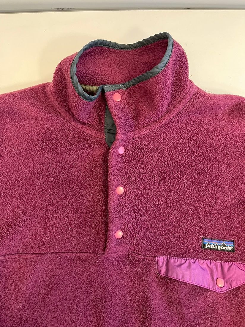 パタゴニア PATAGONIA 90s 90's USA製 シンチラスナップT フリースプル