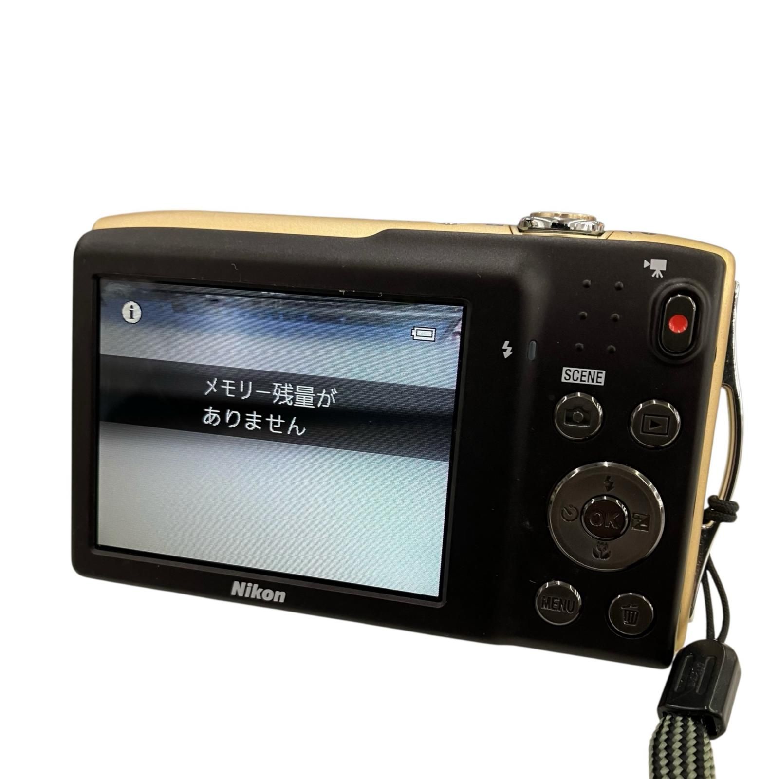 186000 動作未確認 Nikon ニコン デジタルカメラ COOLPIX S3300