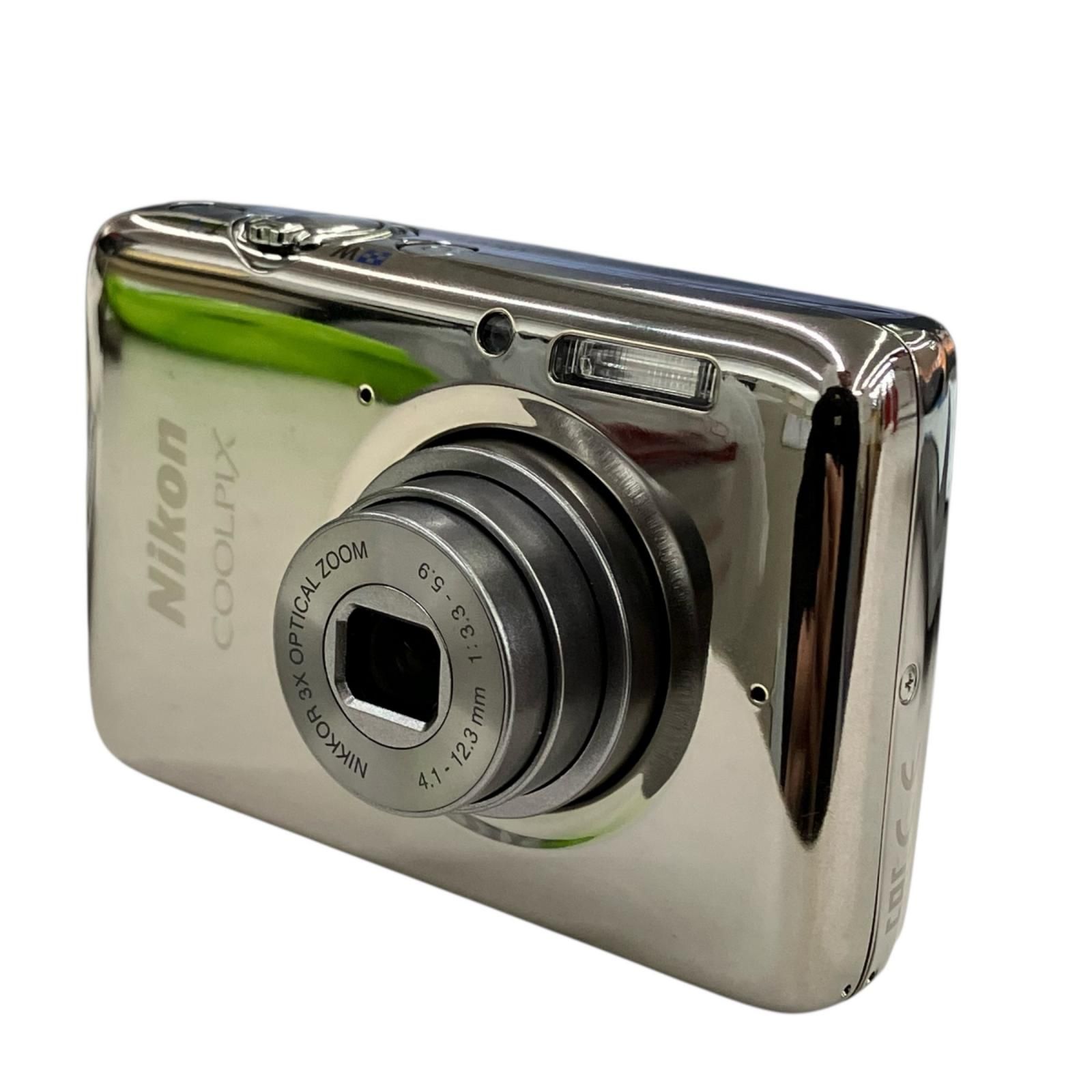 186000 動作未確認 Nikon ニコン デジタルカメラ COOLPIX S02 シルバー