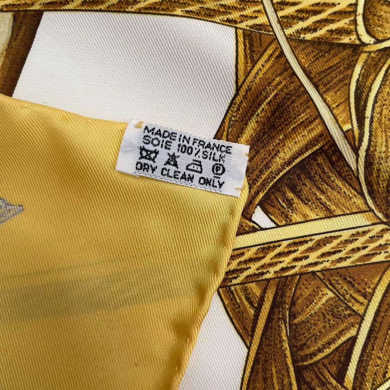 極美品 HERMES エルメス カレ90 Jardin Creole クレオルの楽園 シルク