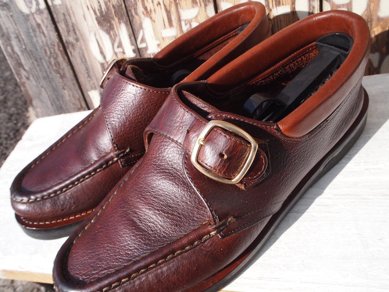 Russell Moccasin ラッセルモカシン モンクストラップ