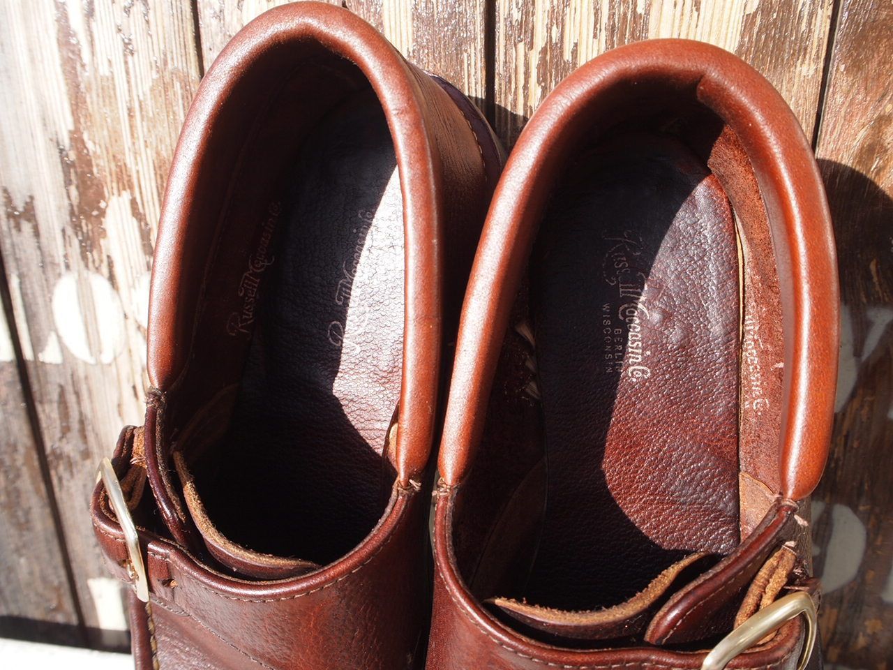 Russell Moccasin ラッセルモカシン モンクストラップ 