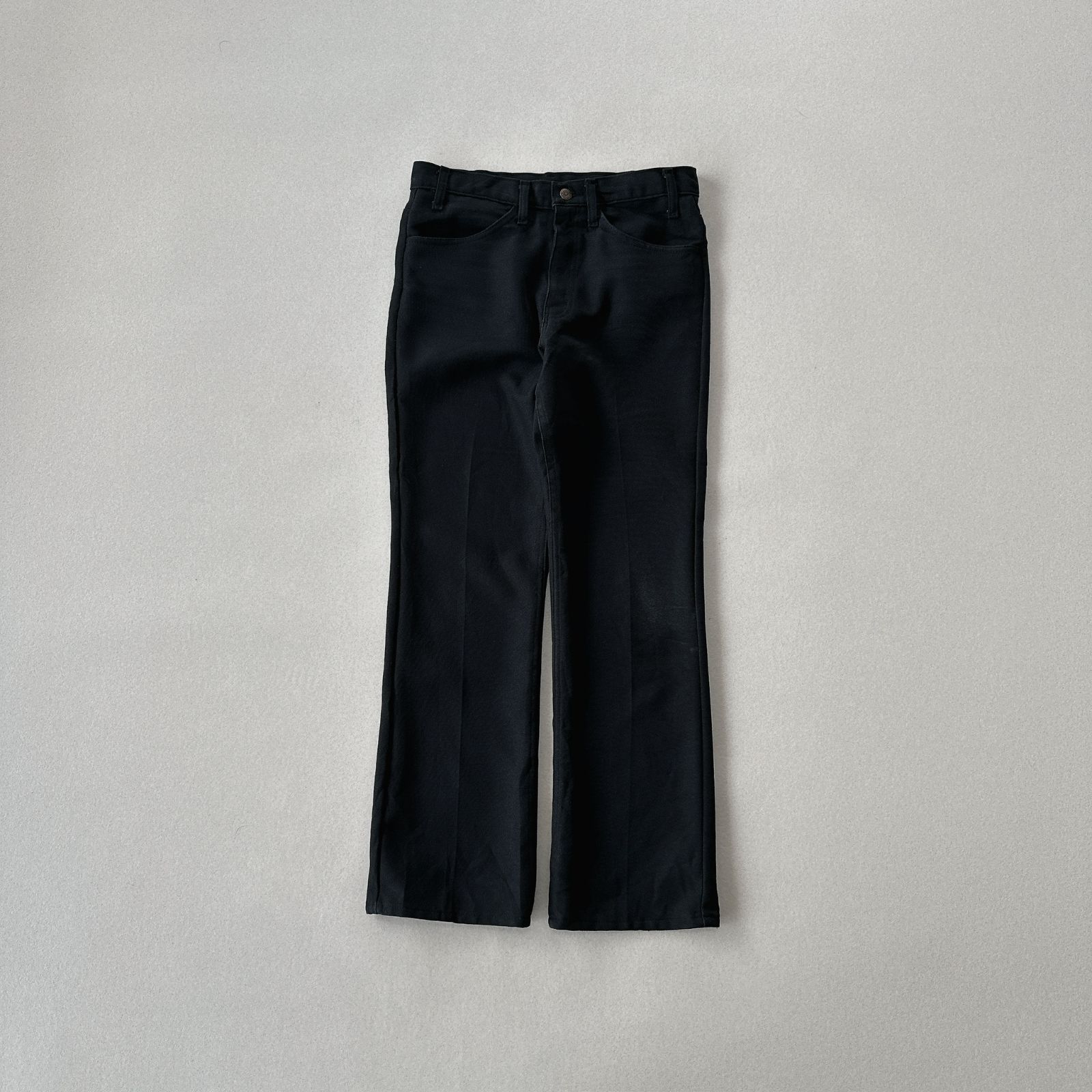 【希少】80s リーバイス アクションスラックス 黒 TALONジップ W32 激レア 80s】リーバイス スタプレ ブラック SCOVILLジップ W32 黒