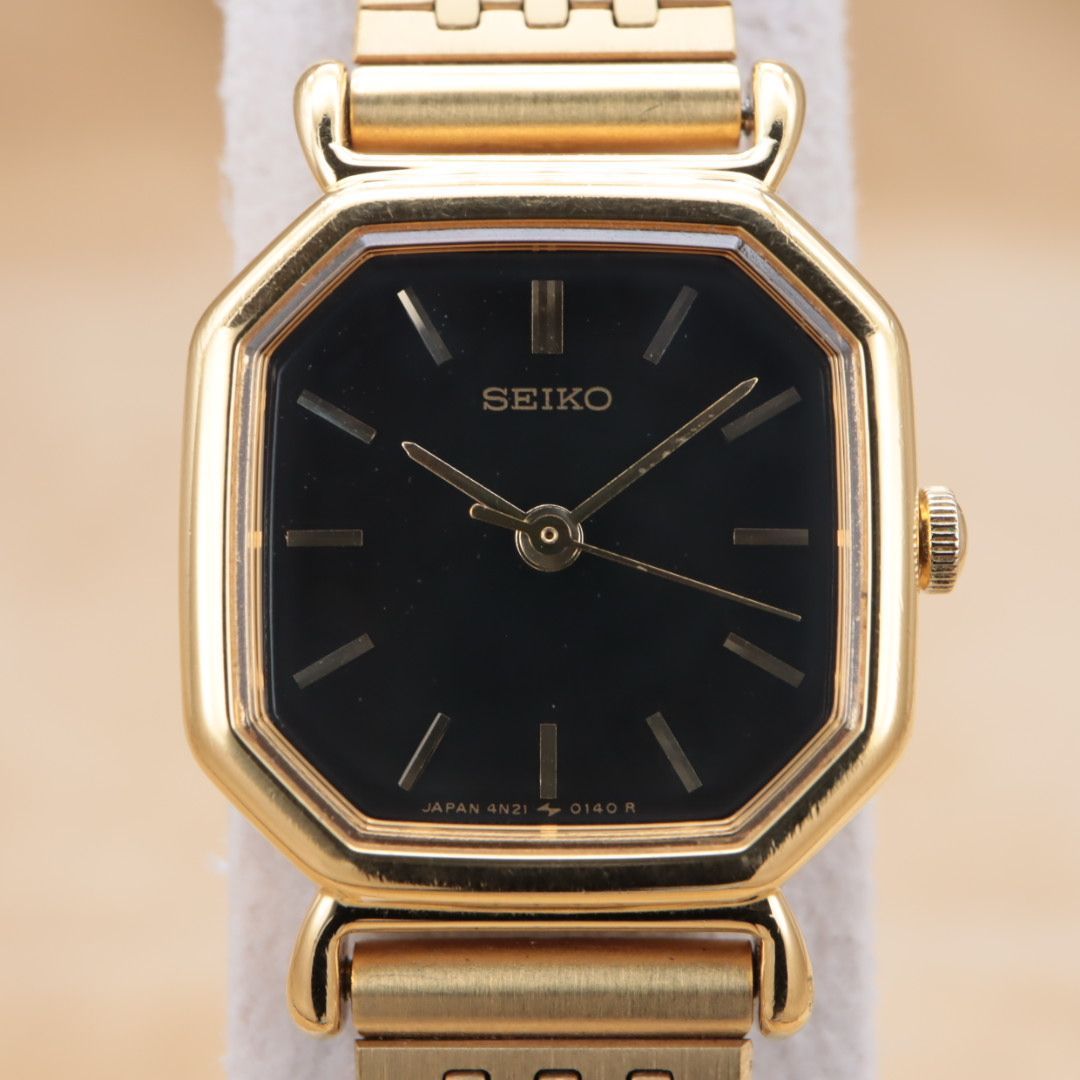 CH81 【電池交換/洗浄済】SEIKO 4N21-5022 セイコー オクタゴン