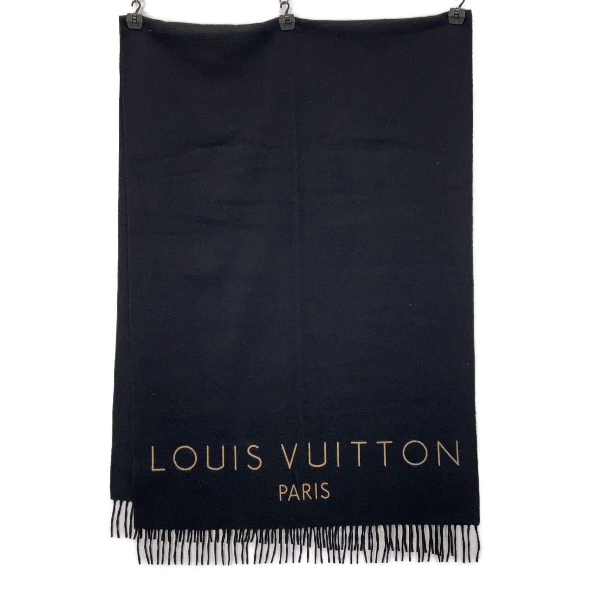 LOUIS VUITTON ルイヴィトン 【美品/国内正規】カシミヤ100％ ロゴ