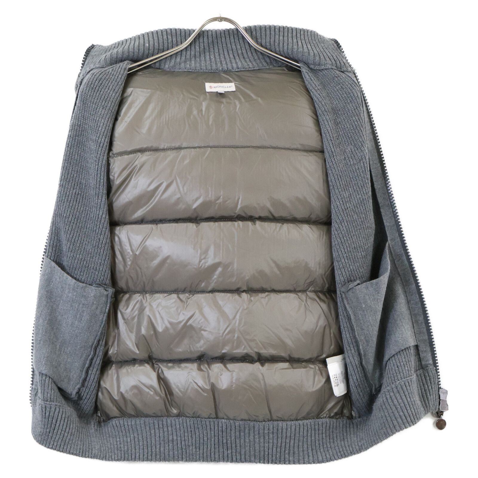 MONCLER モンクレール MAGLIONE TRICOT GILET ニット切替 ダウンベスト