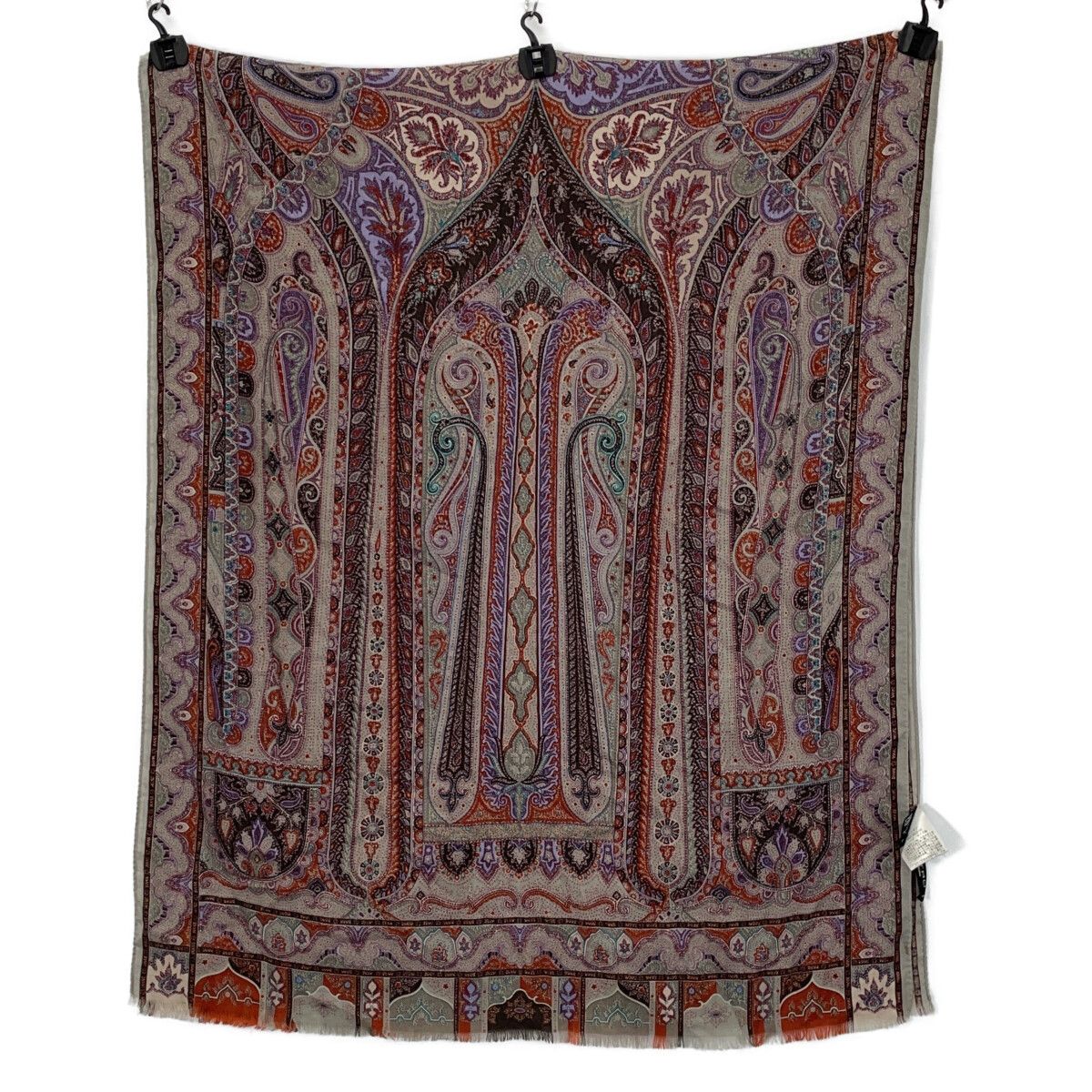 ETRO エトロ 【美品/国内正規】112-10028-5337 ペイズリー柄 カシミヤ