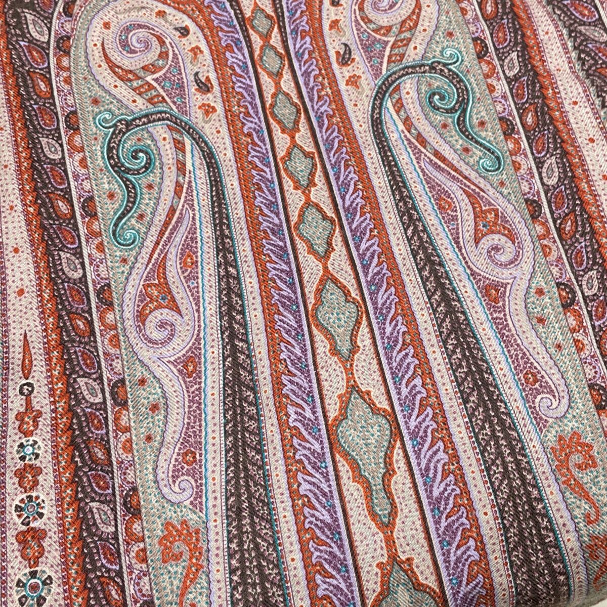 ETRO エトロ 【美品/国内正規】112-10028-5337 ペイズリー柄 カシミヤ