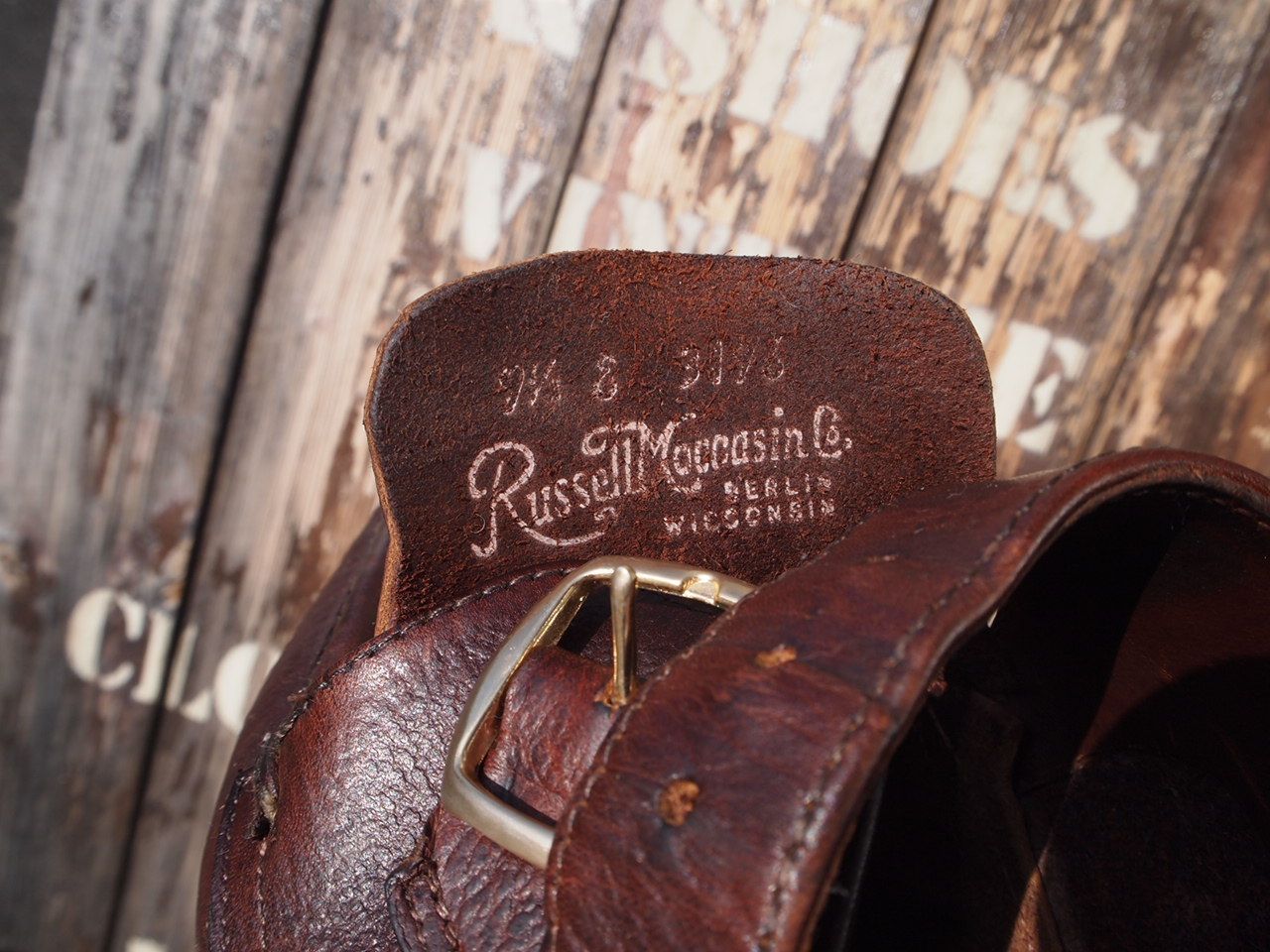 Russell Moccasin ラッセルモカシン モンクストラップ