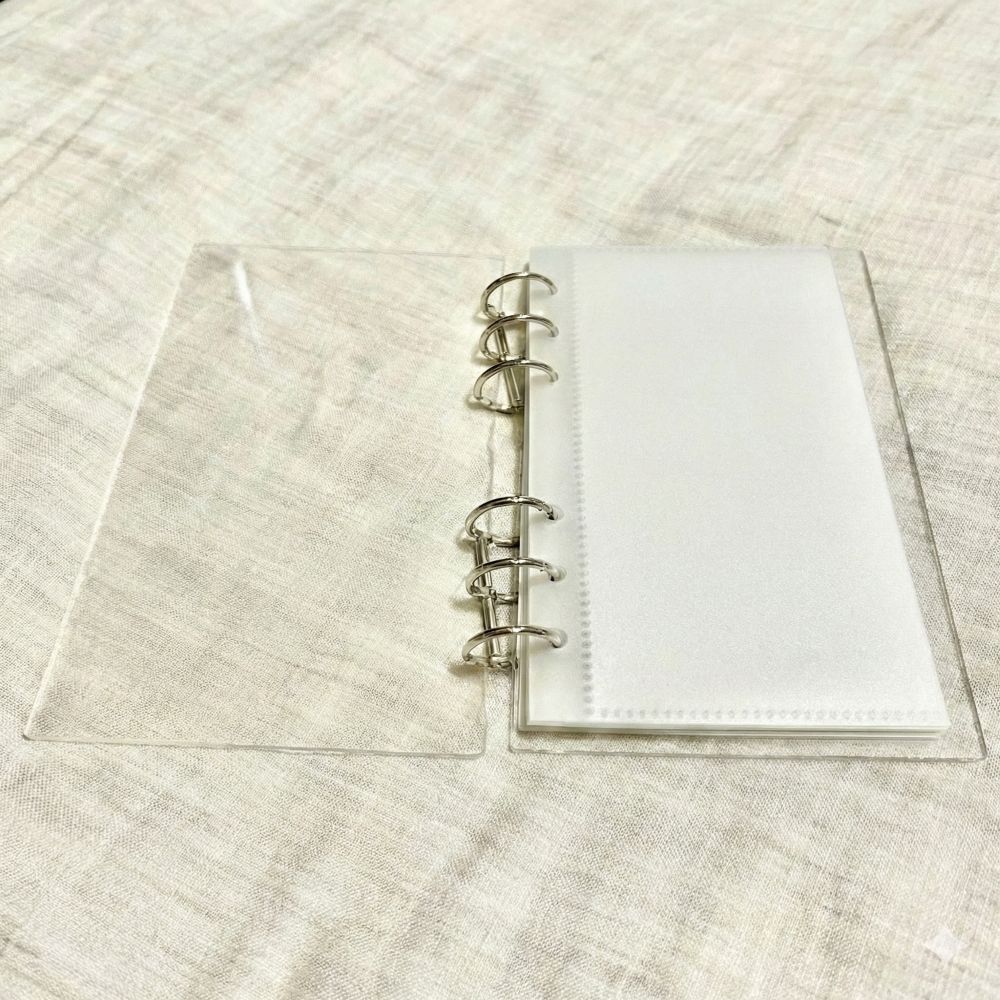 アクリルバインダー 貯金 リフィル 5枚付 A6 韓国 シンプル おしゃれ