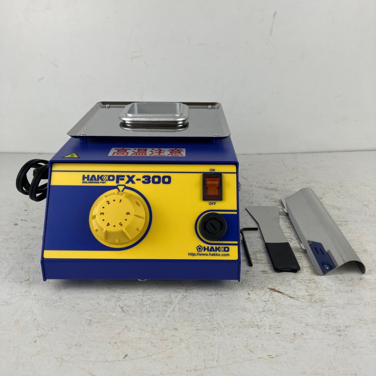 ЗЗHAKKO 100v はんだ槽 FX-300 ブルー×イエロー HAKKO ｜ 白光株式会社