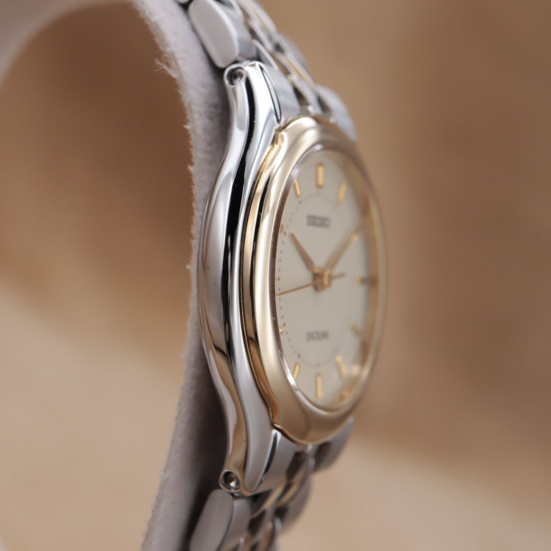 新品電池 稼働 箱付 SEIKO セイコー4J41-0030 エクセリーヌ SEIKO EXCELINE 4J41-0030 セイコー エクセリーヌ クォーツ シルバー