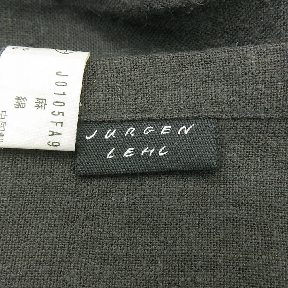 JURGEN LEHL ヨーガンレール リネン×コットン エプロン レディース