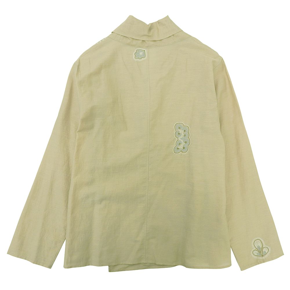 JURGEN LEHL ヨーガンレール 刺繍 カシュクール ジャケット シルク