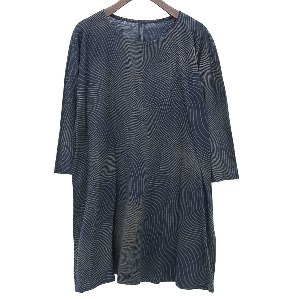 JURGEN LEHL ヨーガンレール リネン×コットン 総柄 ワンピース