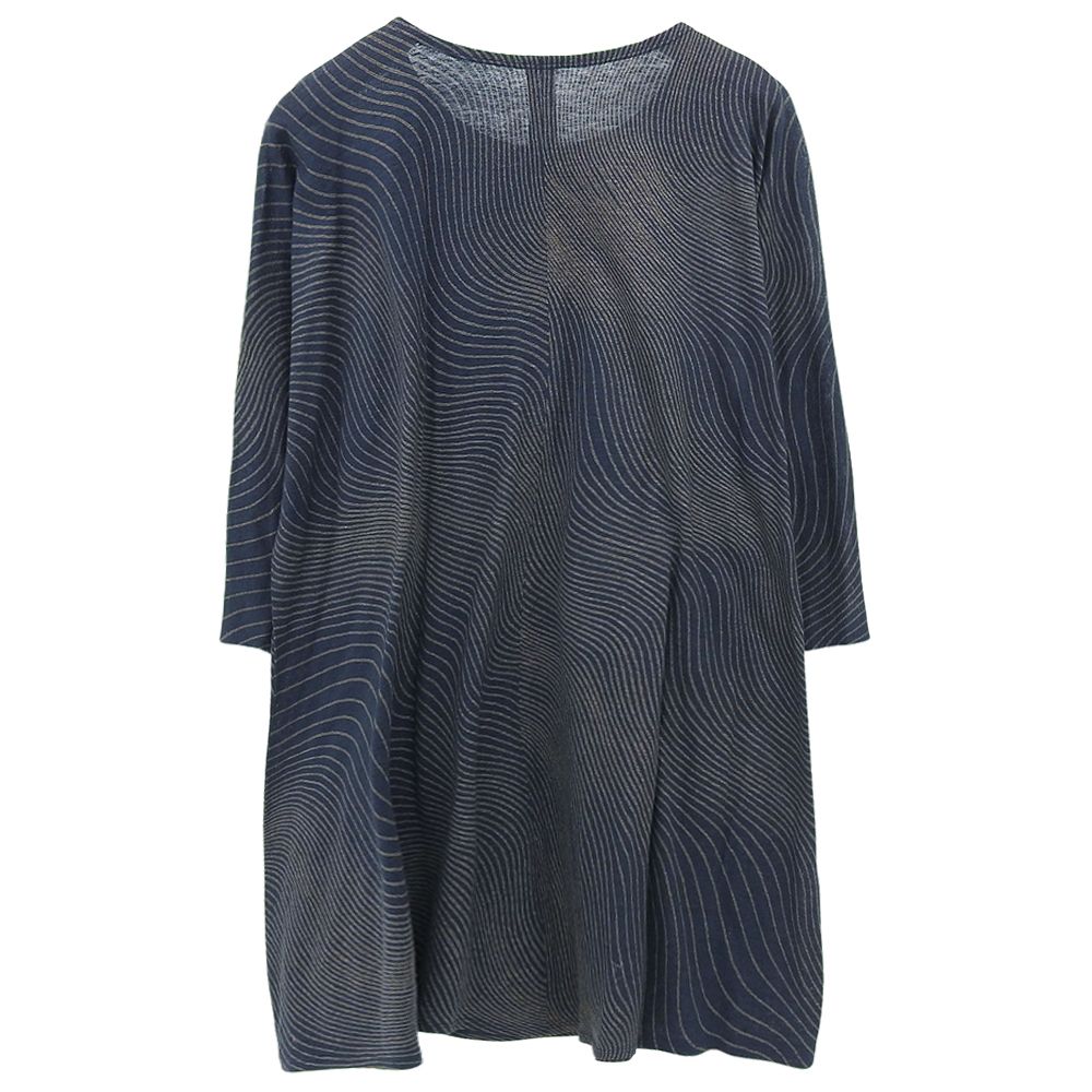 JURGEN LEHL ヨーガンレール リネン×コットン 総柄 ワンピース