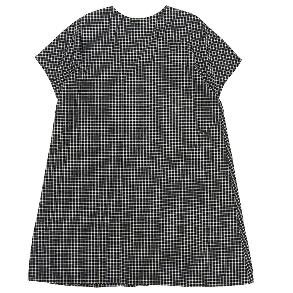 JURGEN LEHL ヨーガンレール コットン チェック シャツ ワンピース