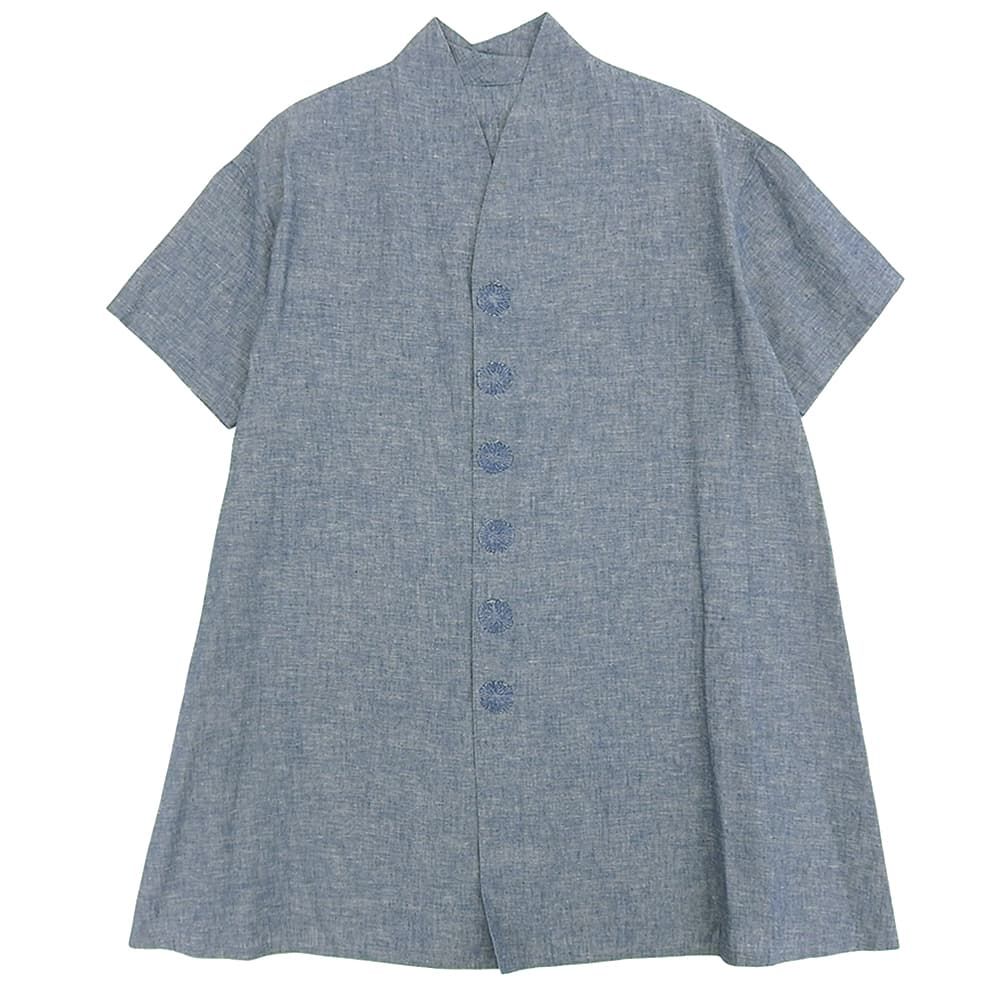 JURGEN LEHL ヨーガンレール リネン×コットン ワンピース レディース