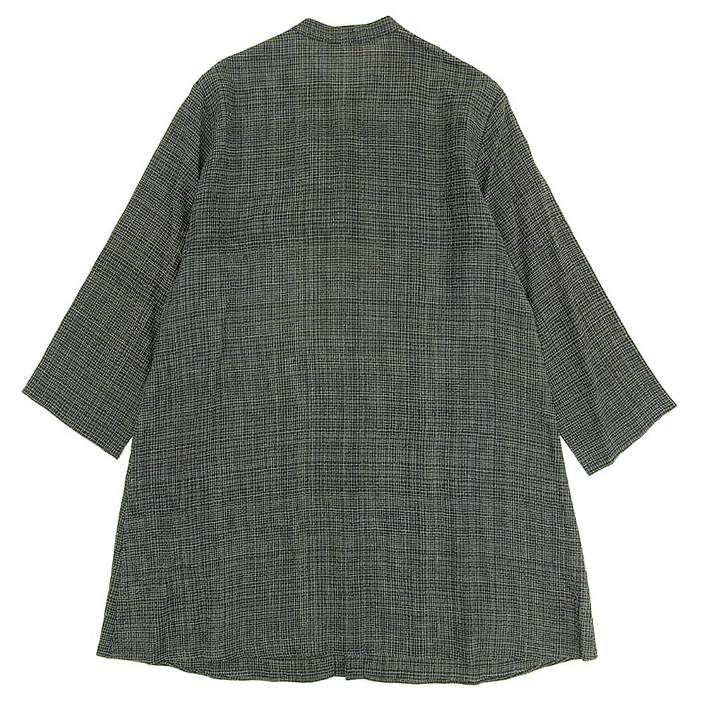 JURGEN LEHL ヨーガンレール シルク×コットン チェック シャツ