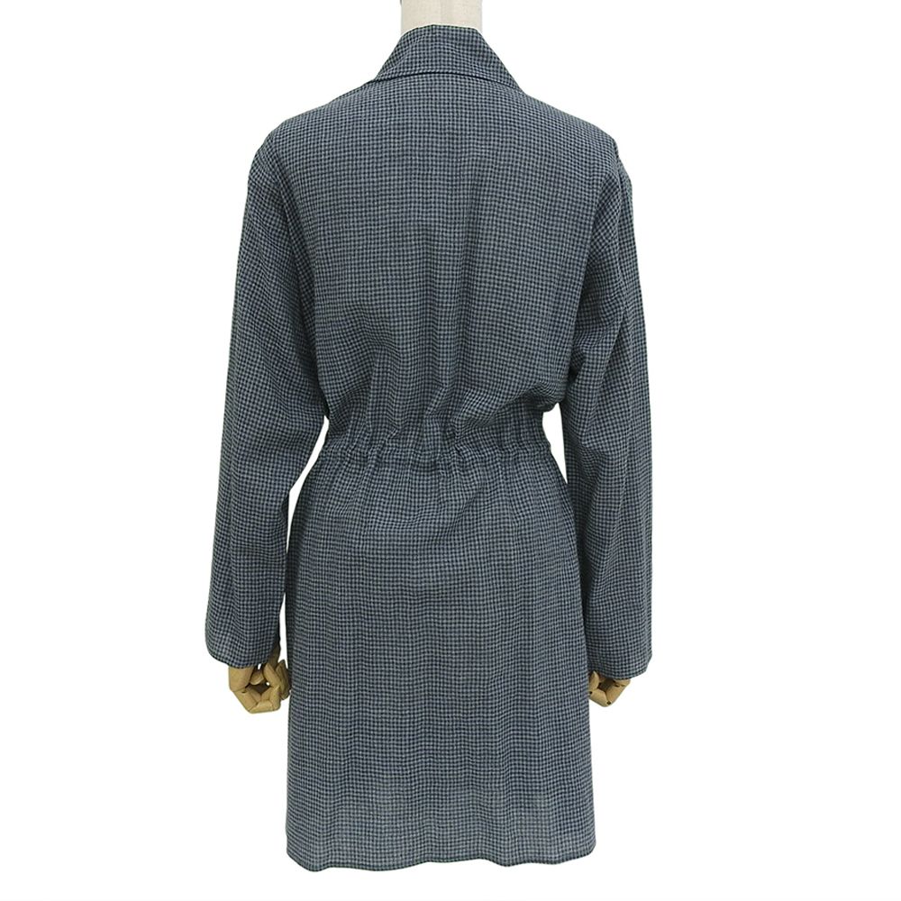 JURGEN LEHL ヨーガンレール ウール チェック シャツワンピース