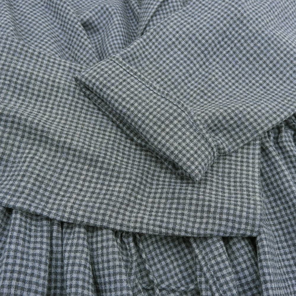 JURGEN LEHL ヨーガンレール ウール チェック シャツワンピース