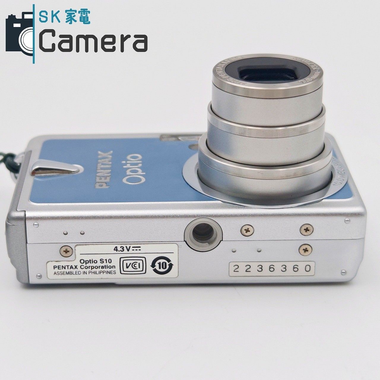 中古】 PENTAX Optio S10 ペンタックス オプティオ コンパクトデジタル