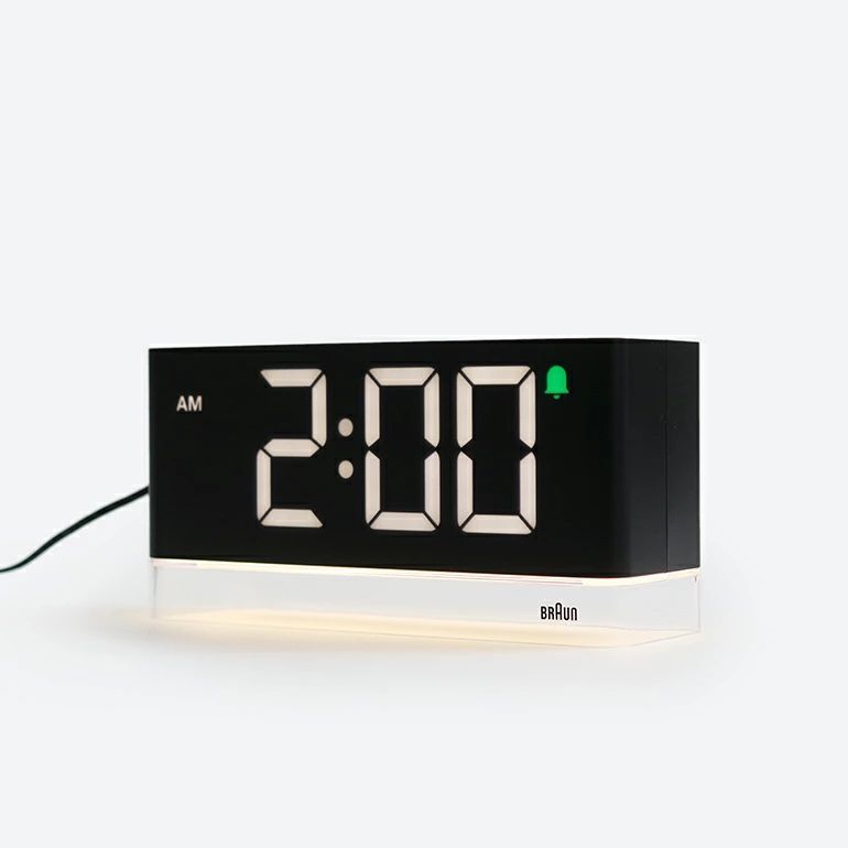 新品】【1点販売】BRAUN[ブラウン] DIGITAL ALARM CLOCK BC27B