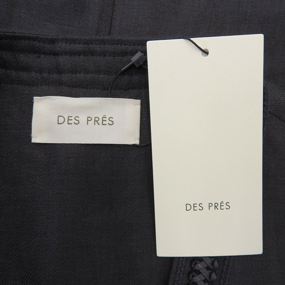 DES PRES デプレ 未使用 ヘンプツイル ジレ ベスト レディース 黒