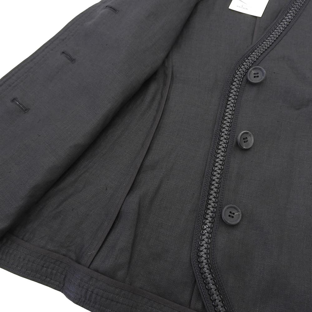 DES PRES デプレ 未使用 ヘンプツイル ジレ ベスト レディース 黒