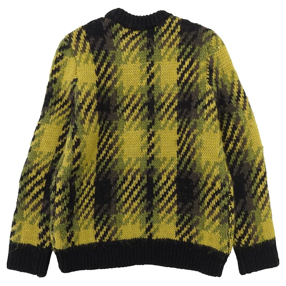 COACH コーチ プラッド セーター トップス レディース グリーン S