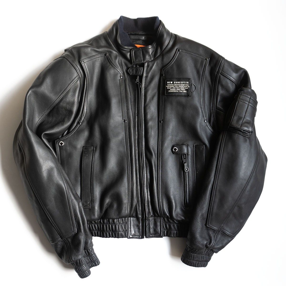 美品/ビッグサイズ】KADOYA【NEW CONCEPTER ライダースジャケット】4L