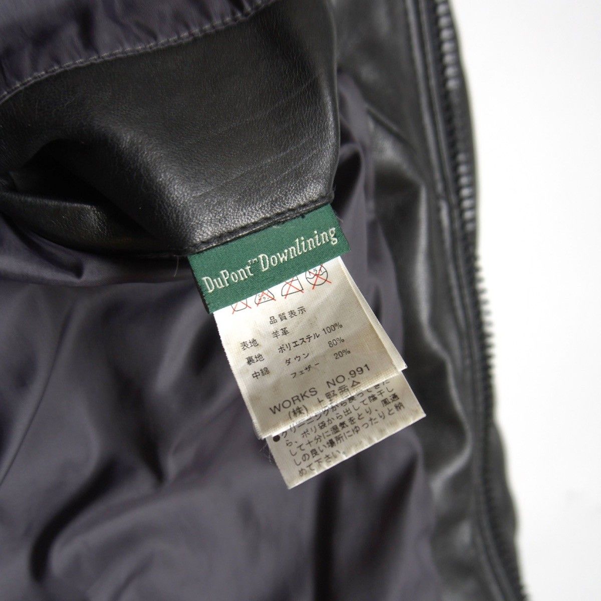 美品】SCHOTT【フード付き レザーダウンジャケット】M ブラック