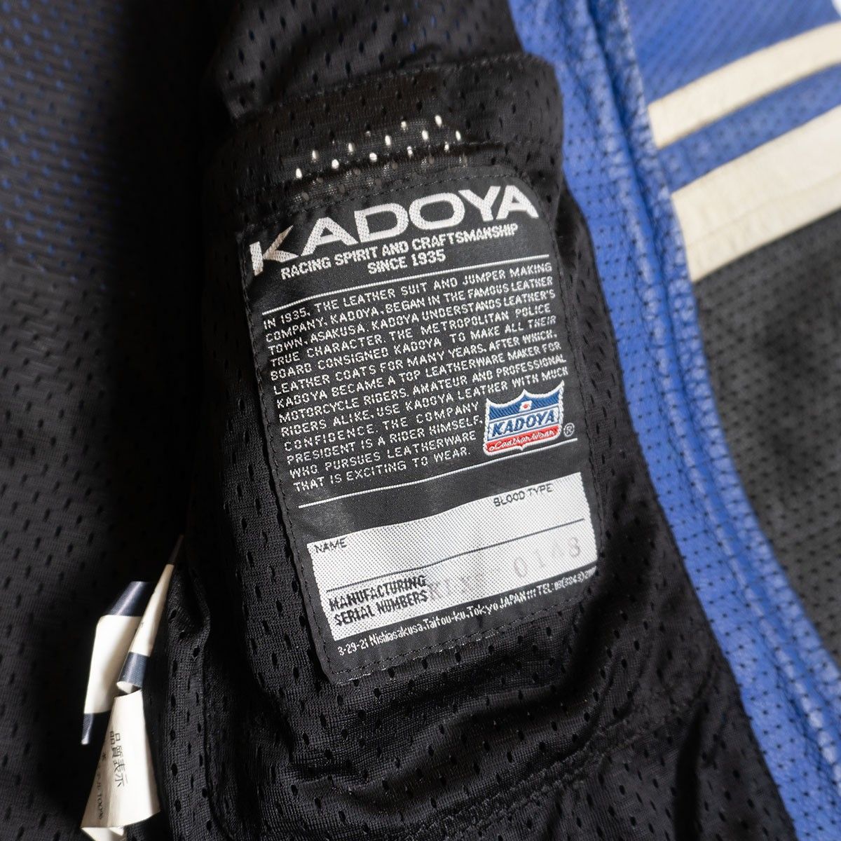 雰囲気抜群】KADOYA【BLACK HORSE パンチング レザー メッシュ 