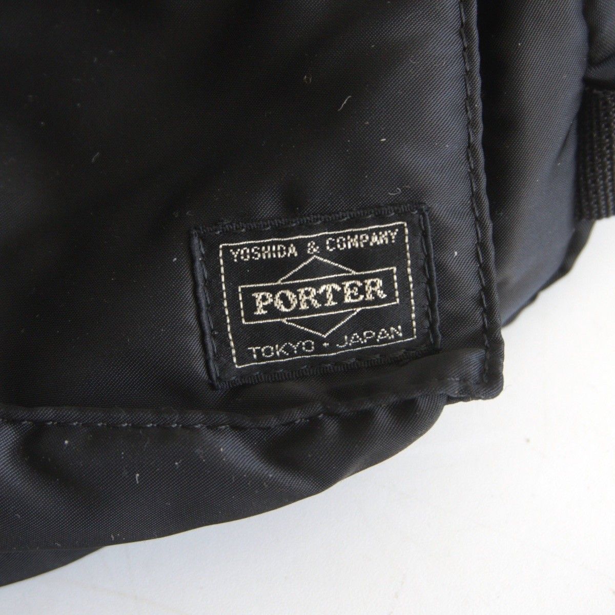 美品】PORTER 【タンカー ナイロン ウエストバッグ】ポーター ブラック 