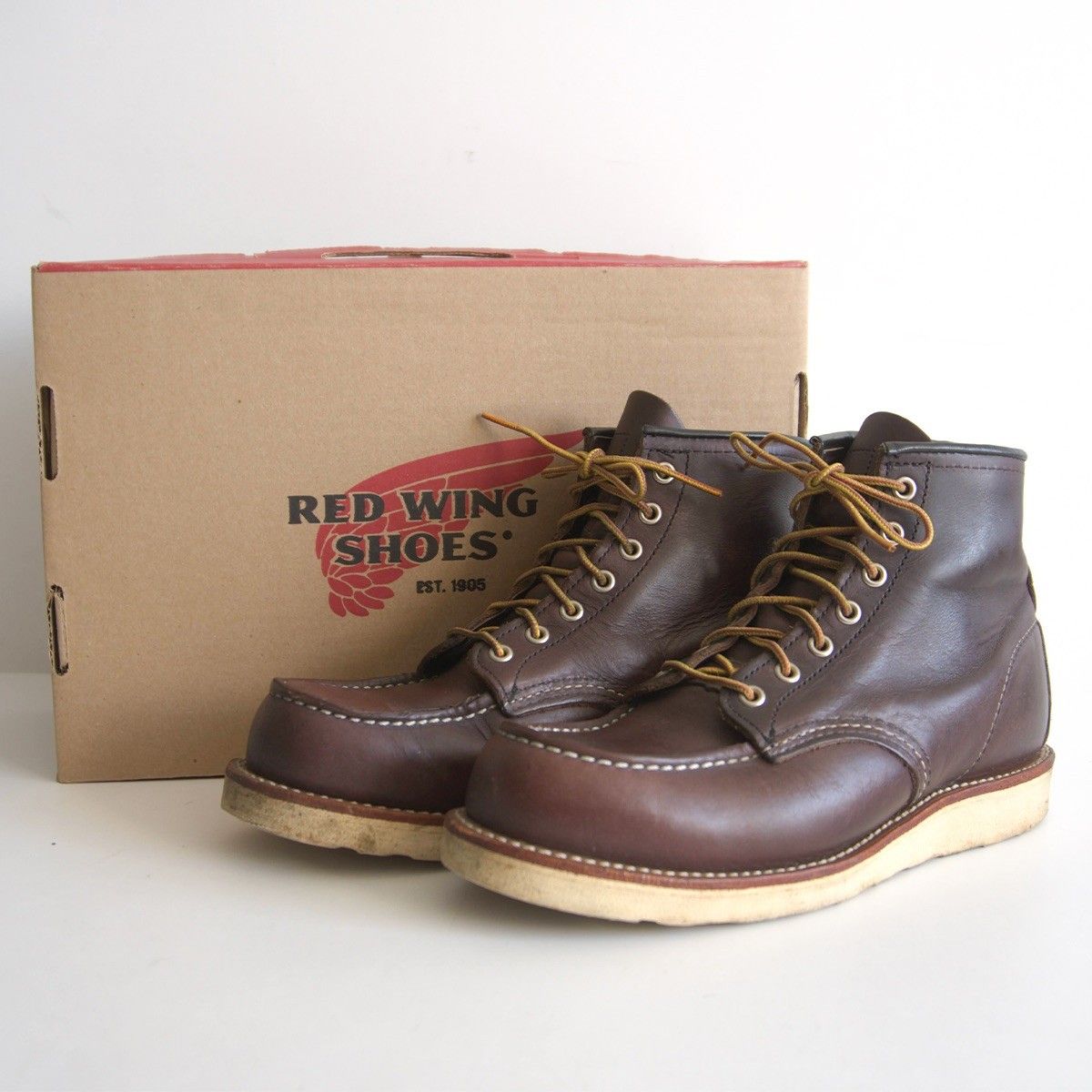 雰囲気抜群】REDWING【8847 6inch Classic MOC-TOE BOOTS】US7.5 6 