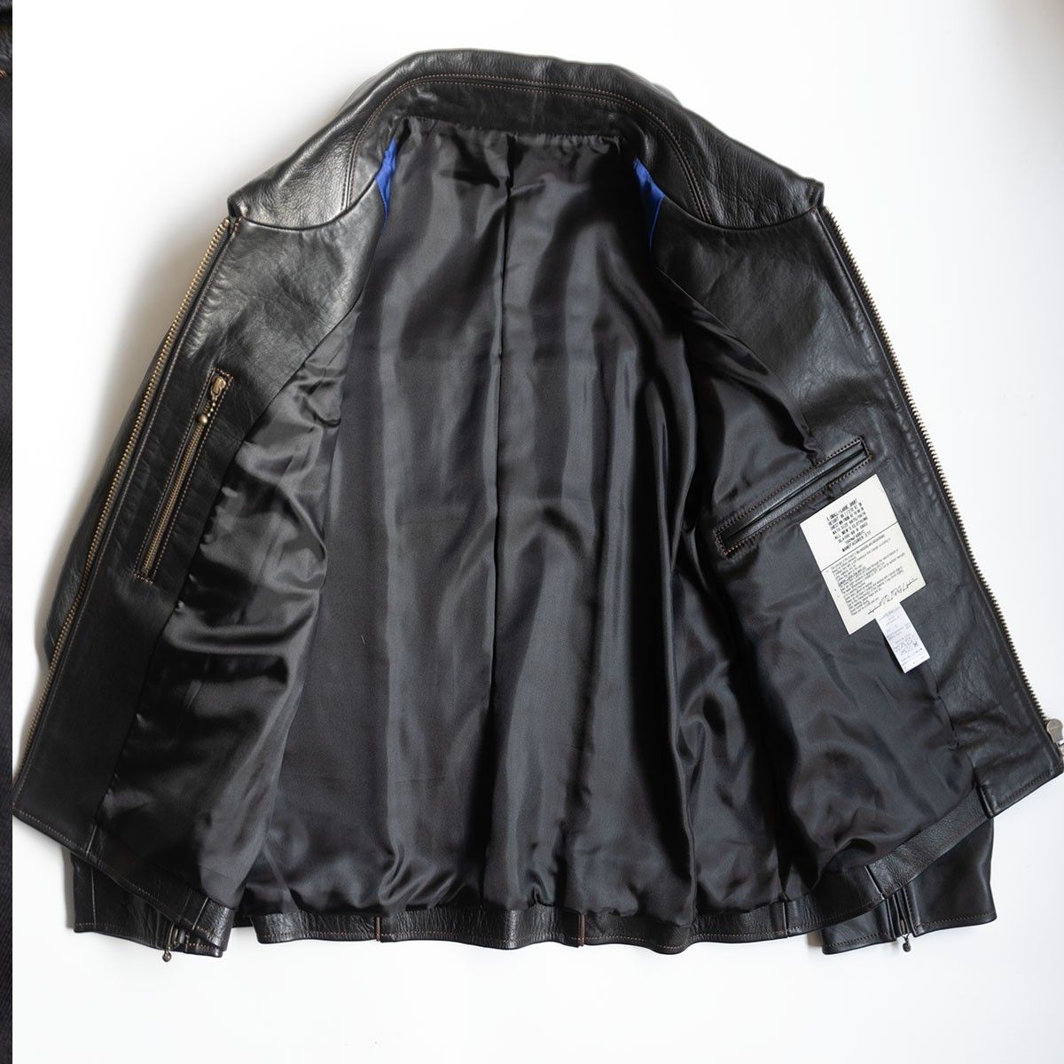 極美品】elephant TRIBAL fabrics【606 leather JKT】S レザー 