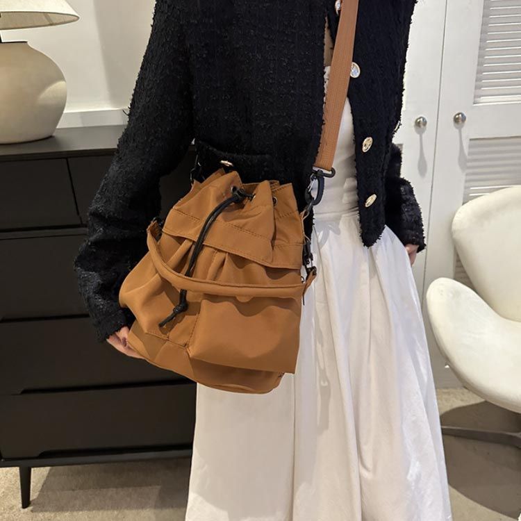 ドローストリング バッグ 巾着バッグ レディース バケツバッグ