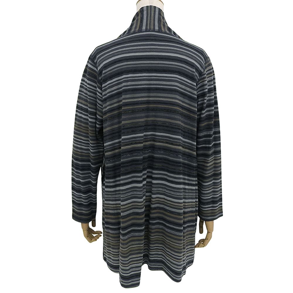 JURGEN LEHL ヨーガンレール ボーダー ウール カーディガン トップス