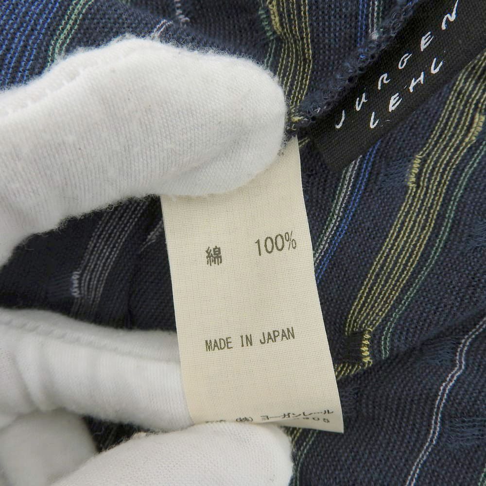 JURGEN LEHL ヨーガンレール 総柄 カットソー コットン ドルマン