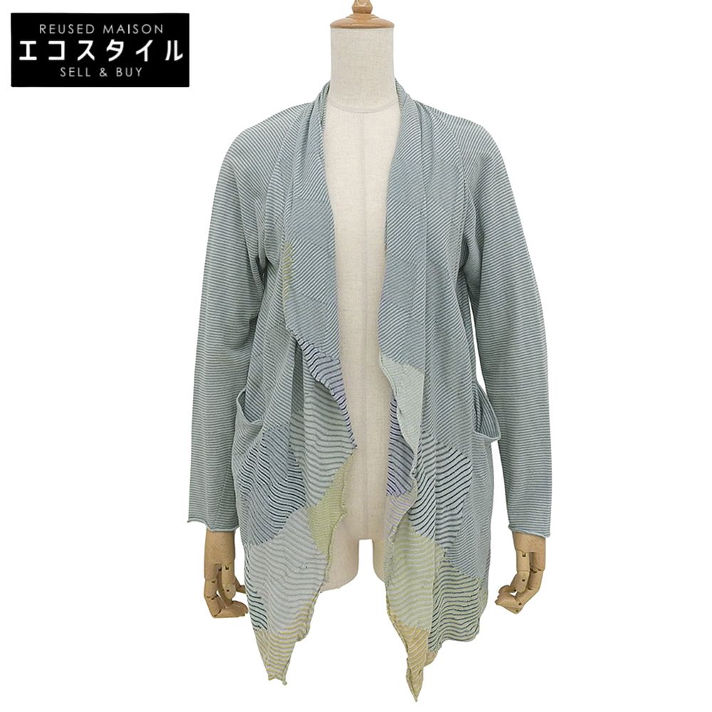 JURGEN LEHL ヨーガンレール ボーダー ロング カーディガン リネン