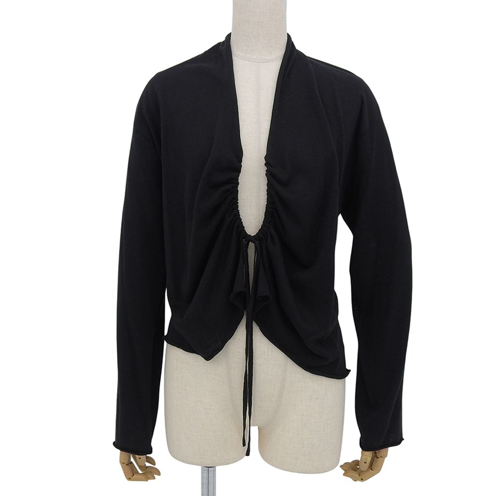 ヨーガンレールカーデガン JURGEN LEHL ヨーガンレール カーディガン リネン×シルク 紐 トップス