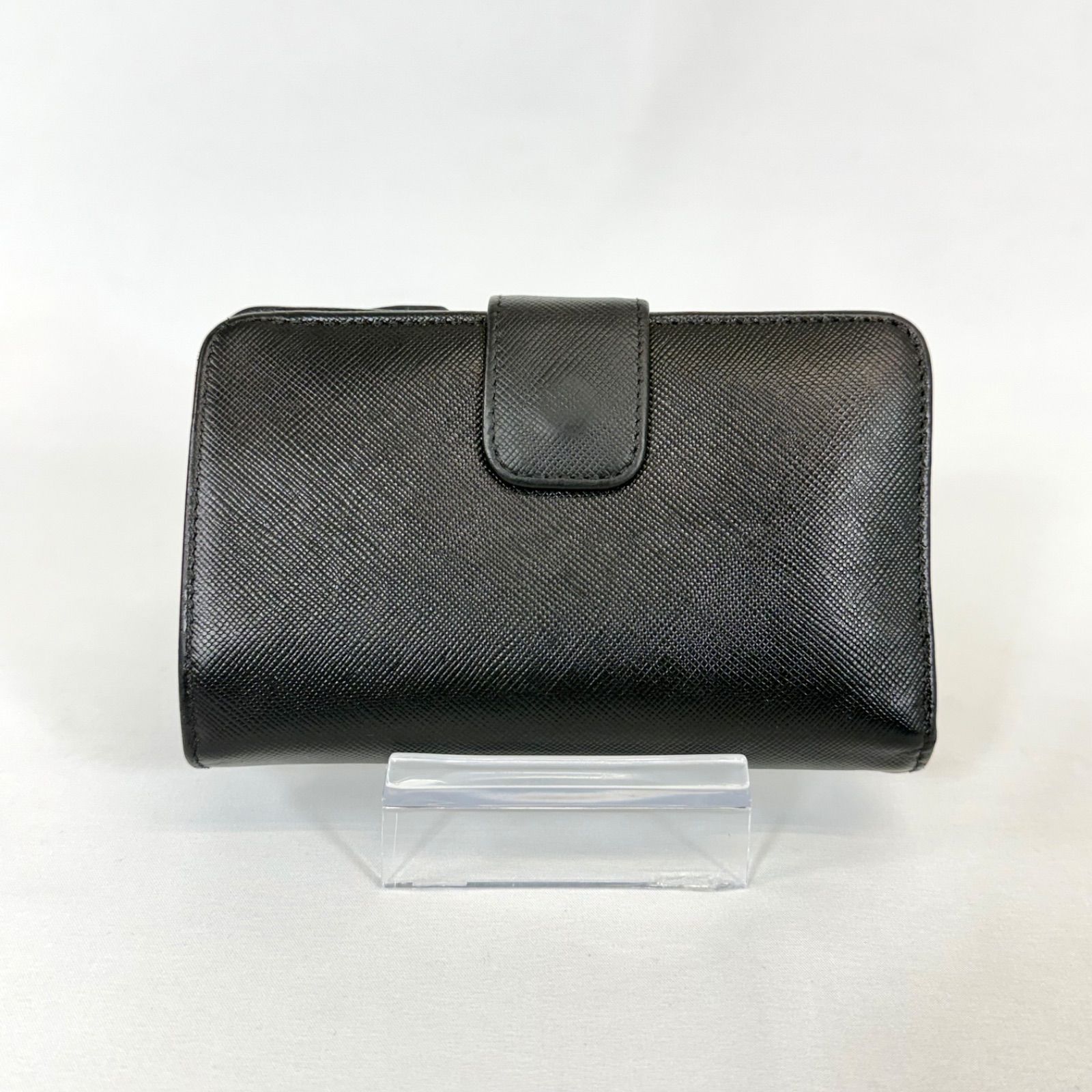 人気・美品】PRADA プラダ サフィアーノ L字ファスナー コンパクト