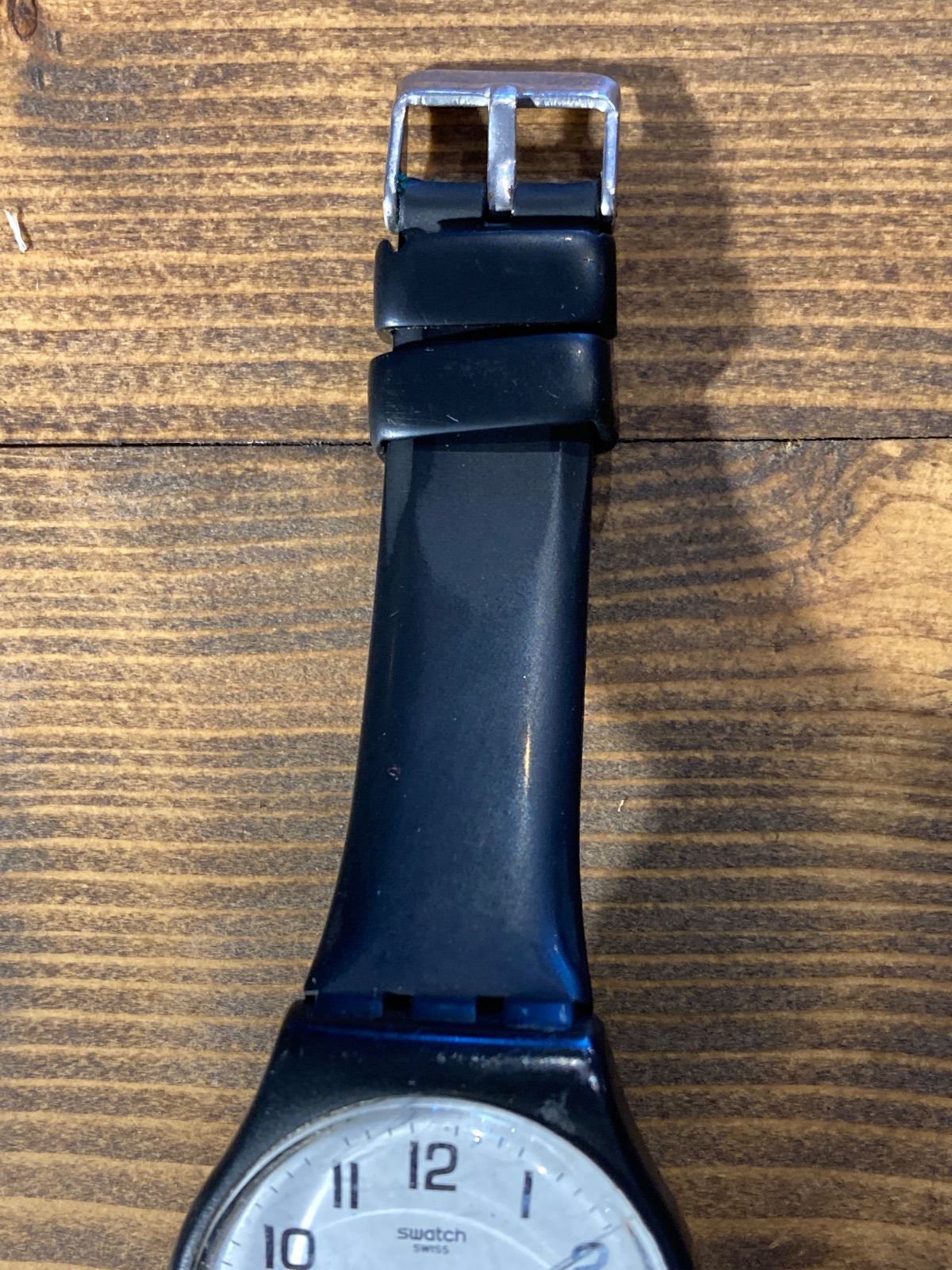 MP074) ジャンク Swatch スウォッチ 腕時計 twice again デイト 新品 