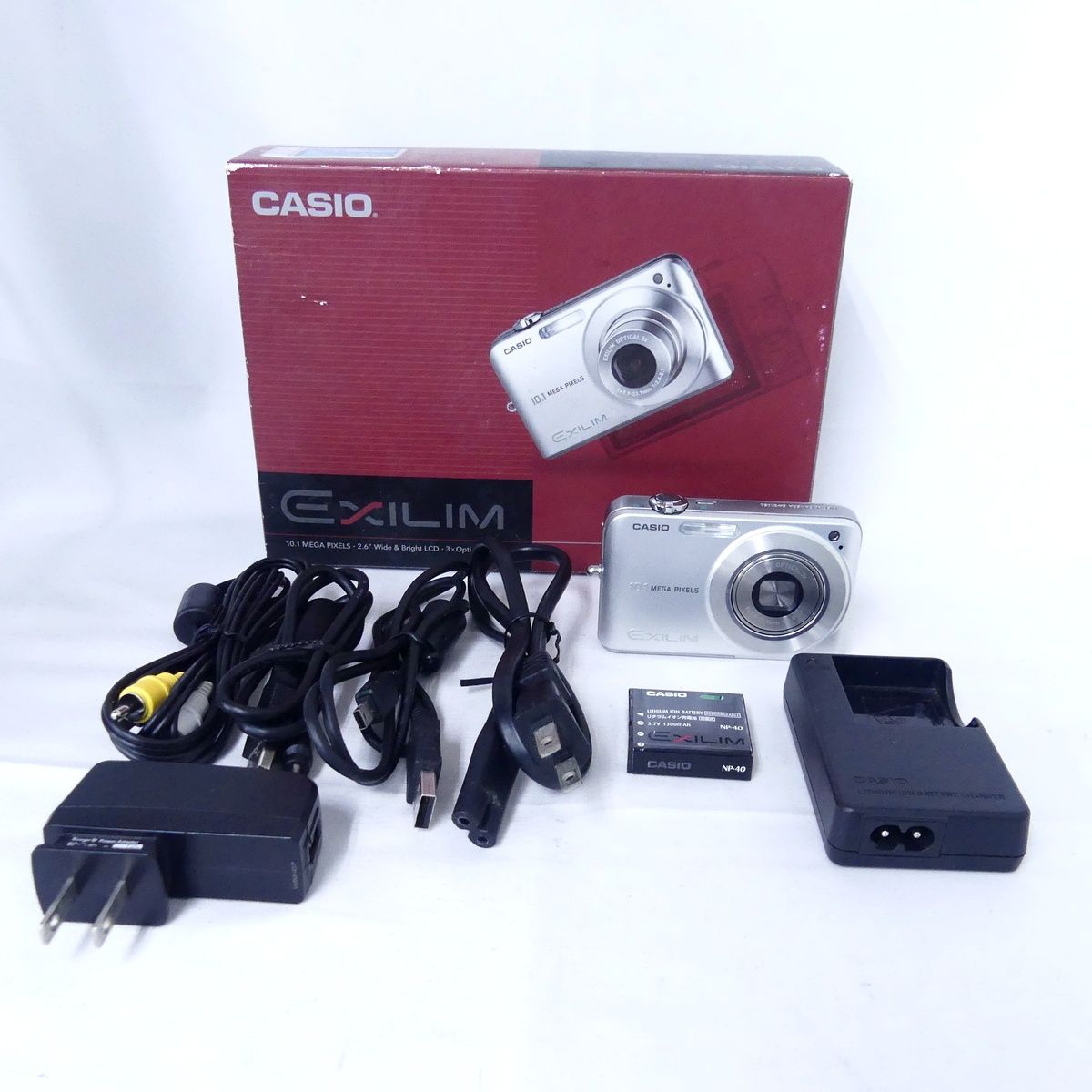 CASIO カシオ EXILIM EX-Z1050 シルバー デジタルカメラ コンパクト