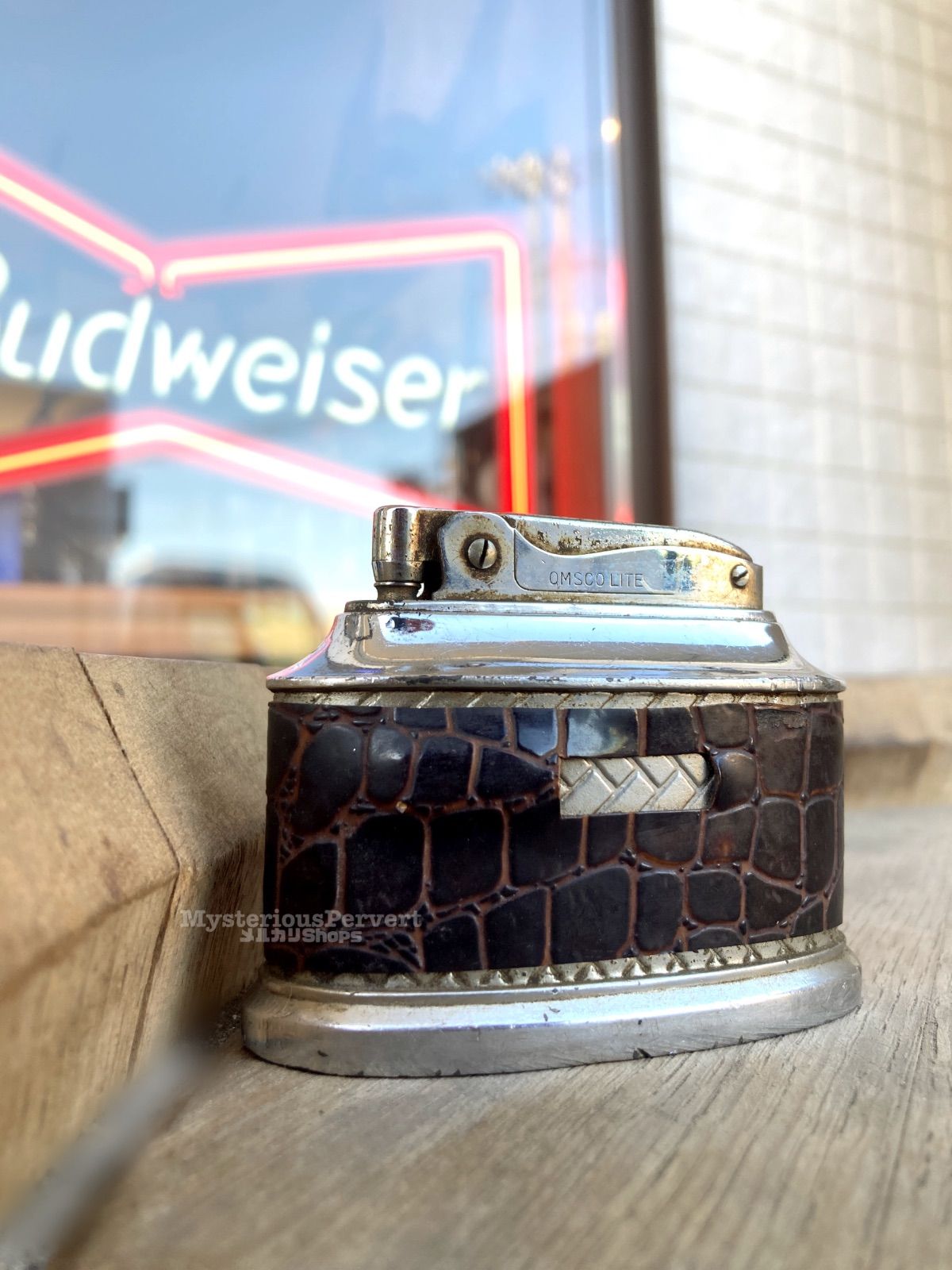 MP075) ジャンク OMSCOLITE テーブルライター 卓上ライター 昭和レトロ