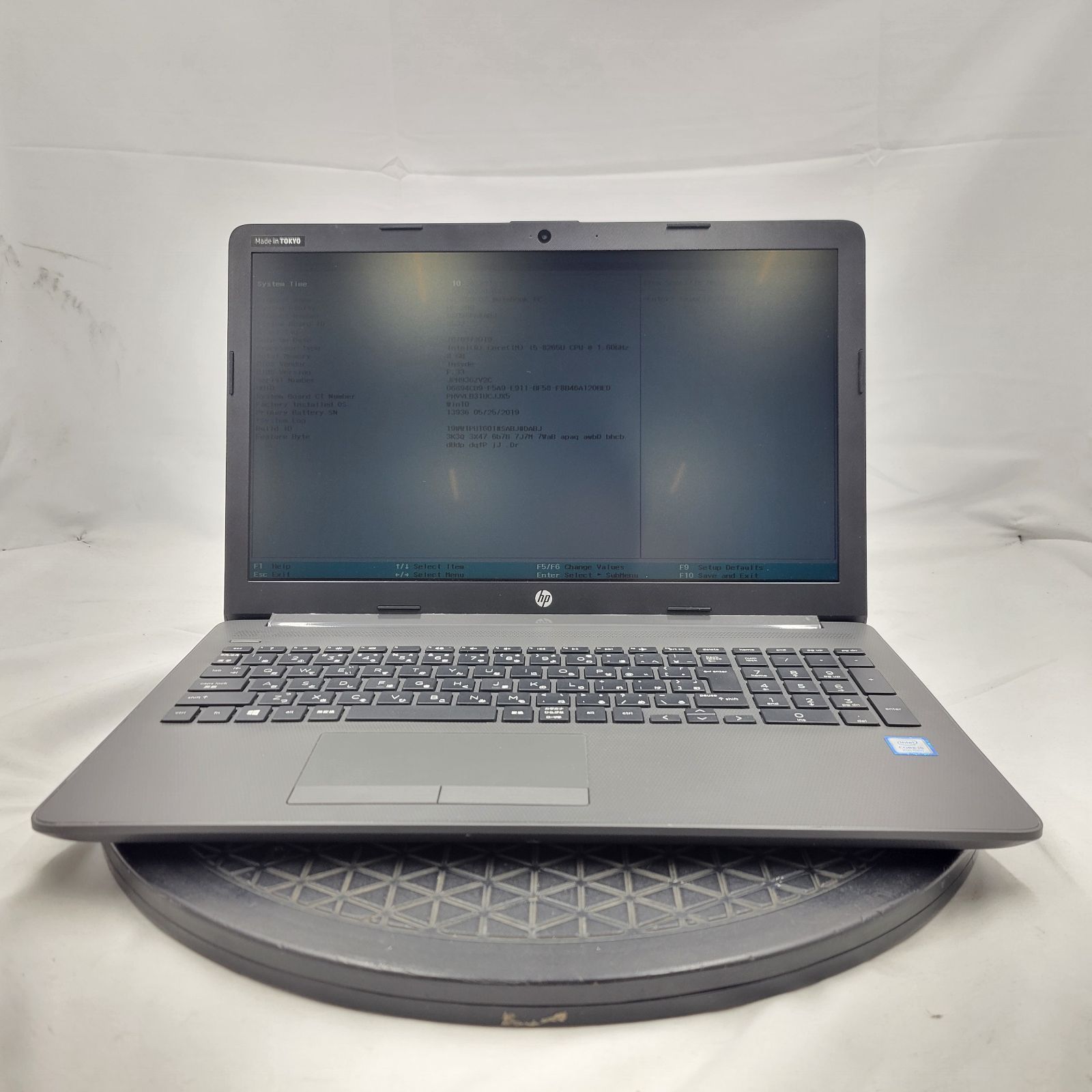 ☆ジャンク/ｺﾞﾑ足全欠☆HP HP 250 G7 [Core i5 8265U 8GB HDD 500GB