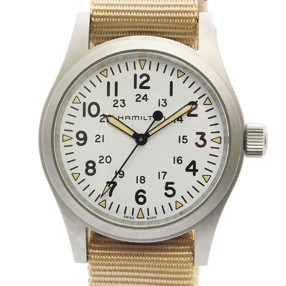 ハミルトン H694390 カーキ フィールド メカニカル 手巻き ステンレス